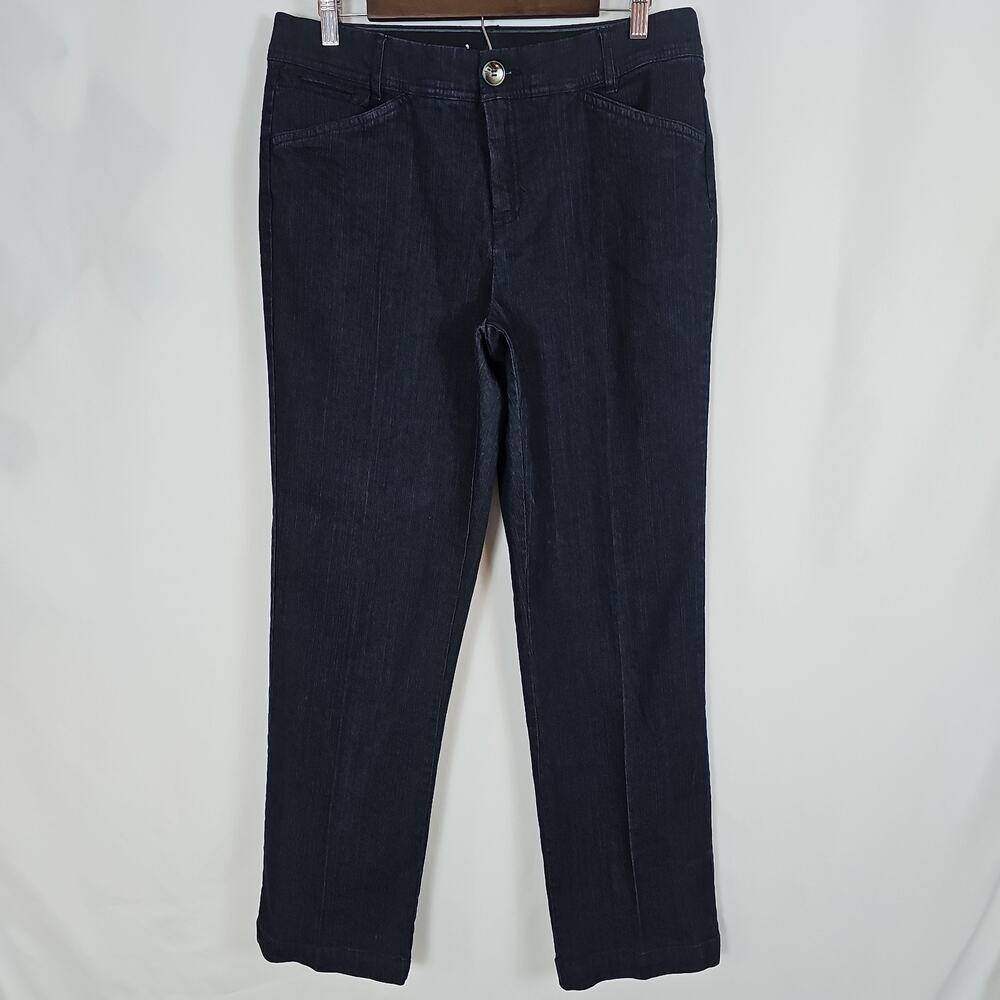 Christopher & Banks Womens Blue Straight Jeans Sz. 10 Waist 32” Inseam 31.5”
